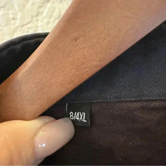 Maceoo Paris Men’s Italian Fabric Dress Shirt 4XL Slim Fit Gradient Long Sleeve - Picture 9 of 11